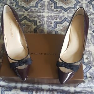 Audrey Brooke Burgundy heels